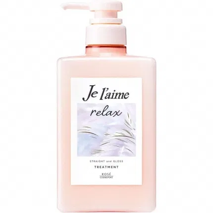 日本KOSE高丝 Je l’aime relax 午夜修护护发素 光泽柔顺 480ml