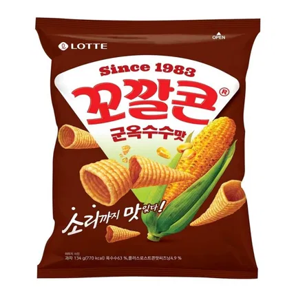 韩国LOTTE乐天 妙脆角 烧烤味 134g
