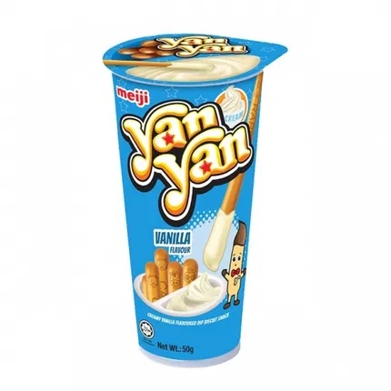 日本MEIJI明治 Yan-Yan 香草饼干棒 50g