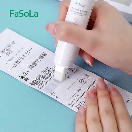 FaSoLa 二合一热敏涂改笔 10ml 白色