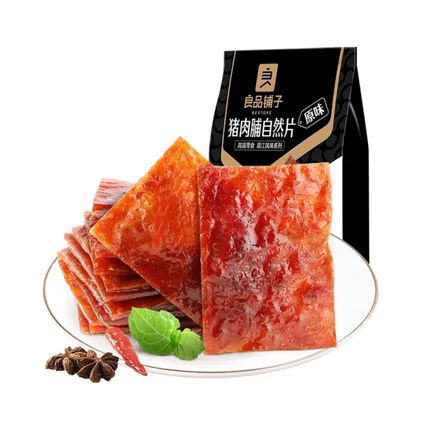 良品铺子 猪肉脯自然片 原味 100g