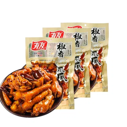 【3包】有友 泡凤爪 椒香味 大袋 180g*3包入
