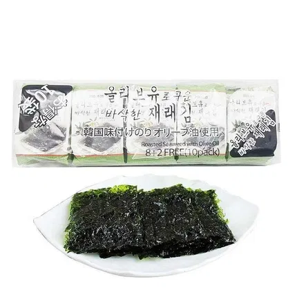 韩国Hanmirae 即食橄榄油海苔 5g*10包入