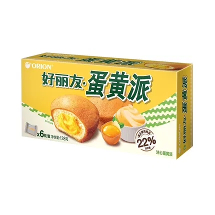 ORION好丽友 蛋黄派 138g 内含6枚