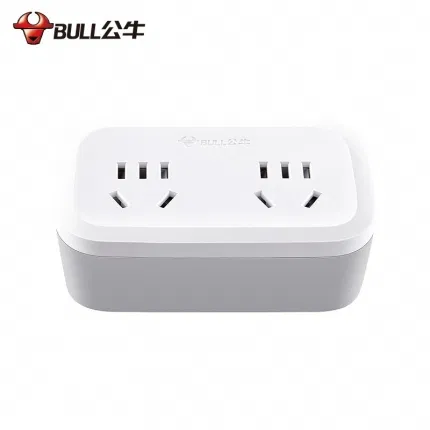 BULL公牛 一转二转换插头 分控 9323