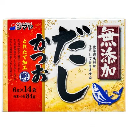 日本SHIMAYA  无添加鲣鱼鲜粉 6g*14包入