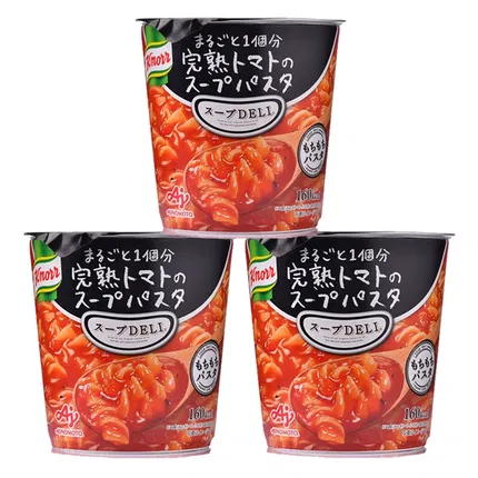 【3盒】日本AJINOMOTO味之素 奶油番茄意面浓汤 41.6g*3盒