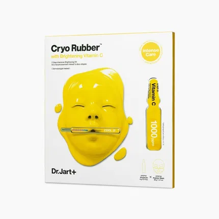 韩国Dr.Jart+蒂佳婷 Cryo Rubber 橡胶娃娃系列 密集修护亮白面膜 40g+4g