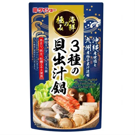 日本DAISHO 海鲜柚子味火锅汤底 750g 3~4人份