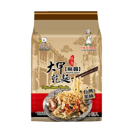 台湾大甲佳旭 干面 麻酱 126g*4包入