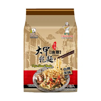 台湾大甲佳旭 干面 油葱味 122g*4包入