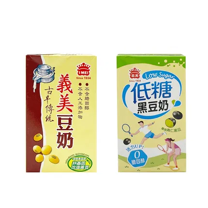 台湾IMEI义美 豆奶 250ml 2款选