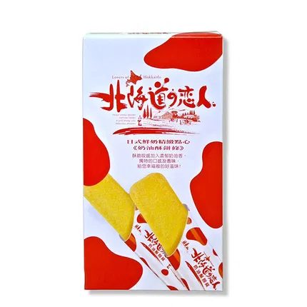 Ovaltine阿华田 北海道恋人 酥条饼 奶油味 88g