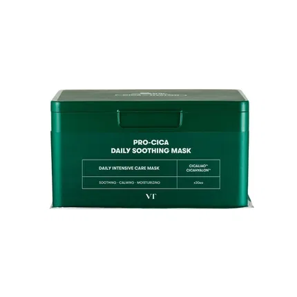 韩国VT CICA 积雪草舒缓面膜 30片入