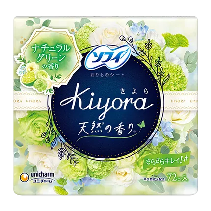 日本UNICHARM尤妮佳 Sofy苏菲 kiyora系列护垫 清新柑橘香 14cm*72片