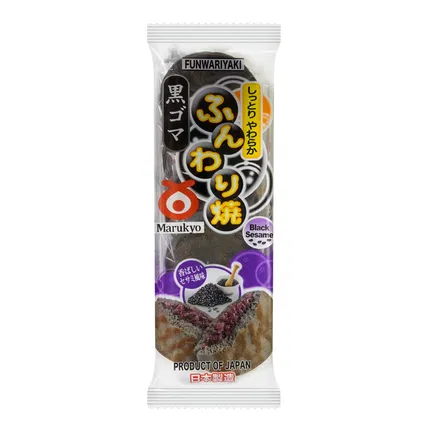 日本Marukyo丸京 黑芝麻红豆夹心铜锣烧 280g 内含5枚