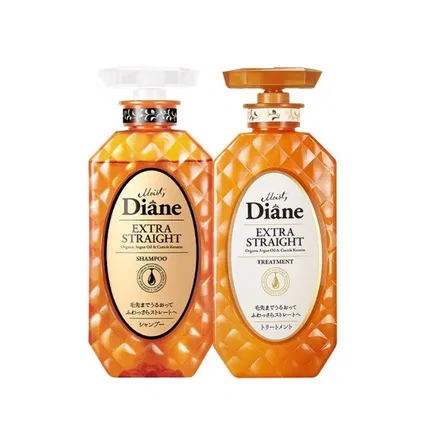 日本Moist Diane黛丝恩 致美系列 滋润顺滑洗护套装 450ml*2瓶入