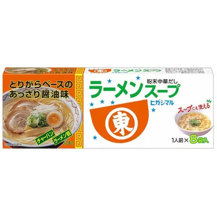 日本HIGASHIMARU东丸 日式拉面调料  酱油风味 72g 内含8袋