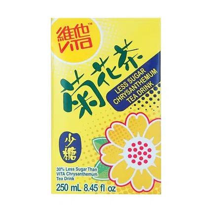 VITA维他 菊花茶饮料 低糖 250ml