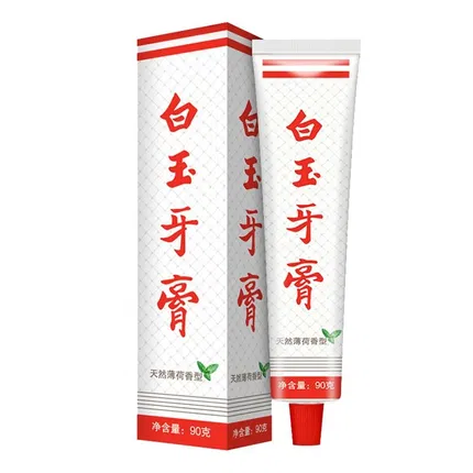 白玉 牙膏 天然薄荷香型 90g