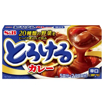 日本S&B 20种蔬菜混合咖喱块 辛口 180g