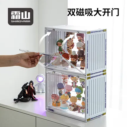 SHIMOYAMA霜山 手办盲盒展示盒 透明 2款选
