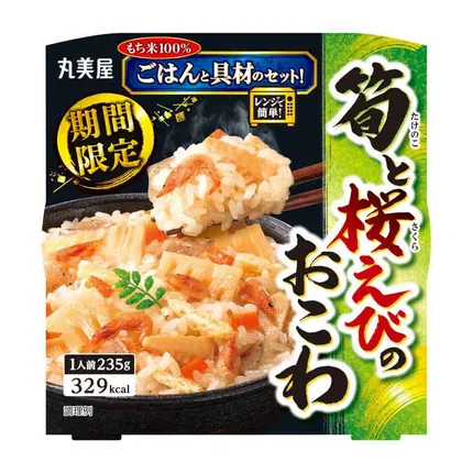 【期间限定】日本MARUMIYA丸美屋 竹筍樱花虾糯米饭 235g 1人食