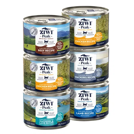 【6罐】ZIWI Peak滋益巅峰 全阶段猫罐头 185g*6罐 多味选