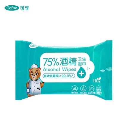 Cofoe可孚 75%酒精卫生湿巾 10片/包
