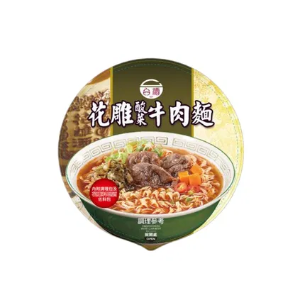 台酒 花雕酸菜牛肉面 碗装 200g