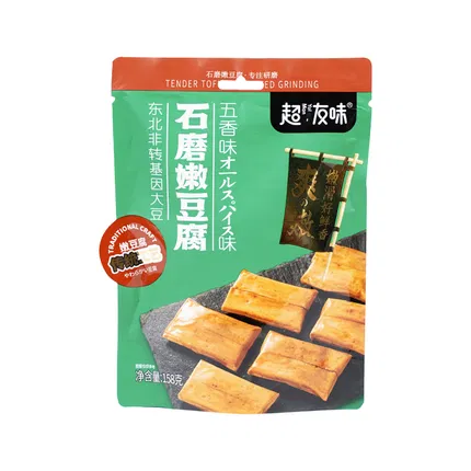 超友味 石磨嫩豆腐 五香味 158g 独立包装