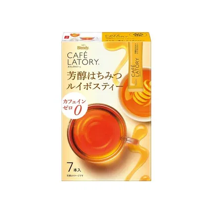 日本AGF Blendy CAFE LATROY 芳醇蜂蜜果茶 无咖啡因 内含7条