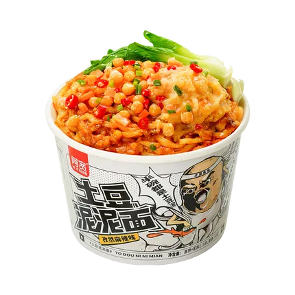 保质期2025-09-08 | 阿宽 土豆泥泥面 孜然麻辣味 105g