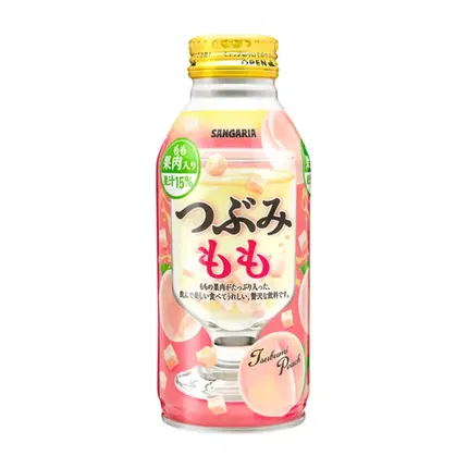 日本SANGARIA三佳利 果肉果汁 桃子味 380ml