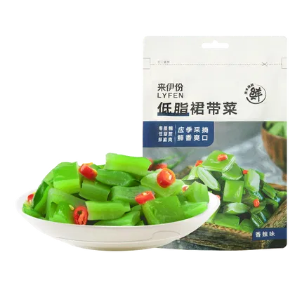 来伊份 低脂裙带菜 香辣味 132g 独立包装