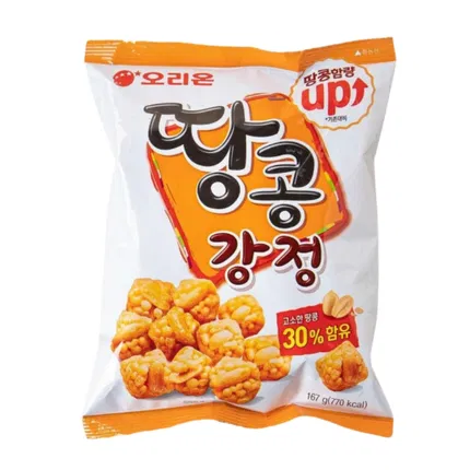 韩国ORION好丽友 花生膨化球 167g
