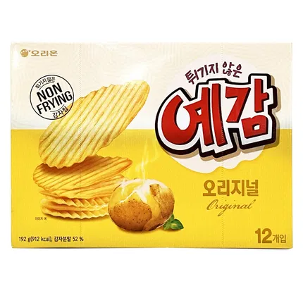 韩国ORION好丽友 原味薯片 192g 内含12小包