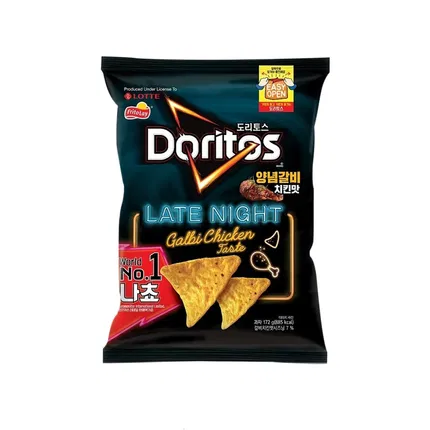 日本LOTTE乐天 DORITOS多力多滋 玉米片 烤鸡肉味 172g