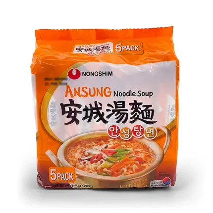 韩国NONGSHIM农心 安城汤面 125g*5包