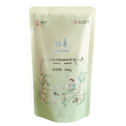 裕华 苦参净肤液体香皂 补充袋装 500g