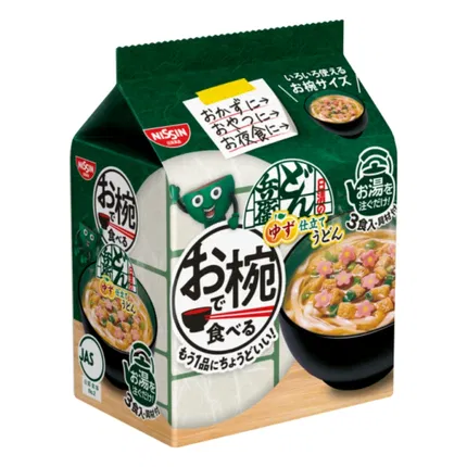 日本NISSIN日清 兵卫柚子味乌冬面 3食入