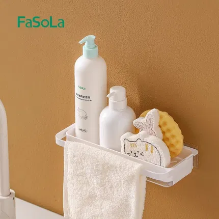 FaSoLa 抽拉沥水收纳架 白色