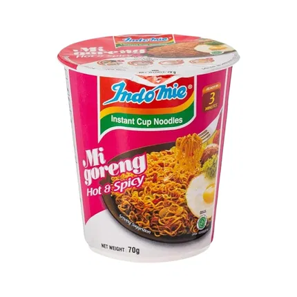 印尼INDOMIE营多 捞面 香辣味 杯装 70g