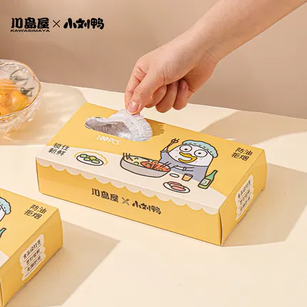 川岛屋 小刘鸭联名 一次性保鲜罩 100只装
