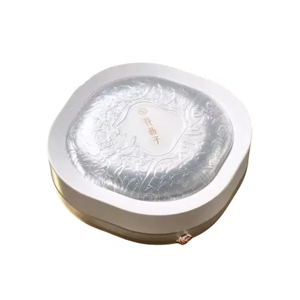 花西子 玉女桃花轻蜜粉 玉养款 香粉盒版 #05 轻雾紫 8.5g