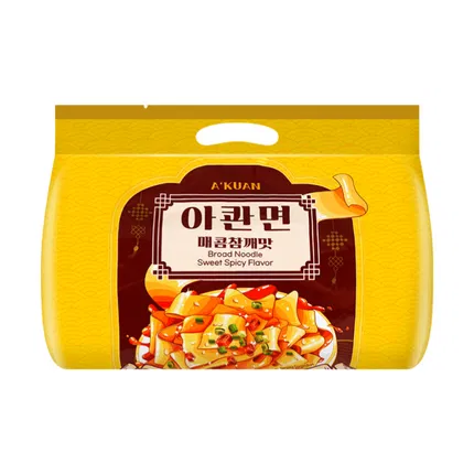 阿宽 红油面皮 红油甜辣味 460g 内含4包 海外版