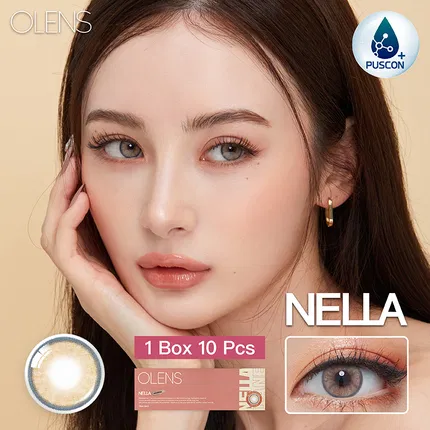 OLENS NELLA ASH BEIGE 美瞳 日抛 10枚入