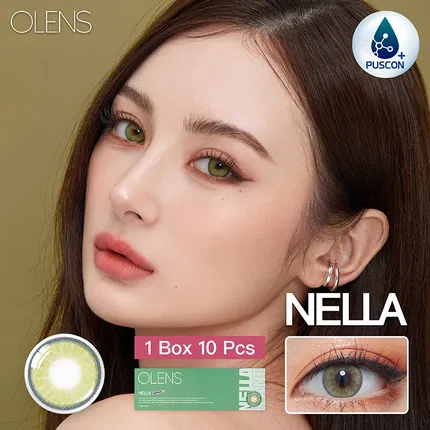 OLENS NELLA ASH OLIVE 美瞳 日抛 10枚入