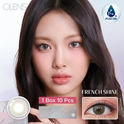 OLENS FRENCH SHINE GRAY 美瞳 日抛 10枚入