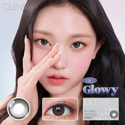 OLENS BIG GLOWY GRAY 美瞳 月抛 2枚入